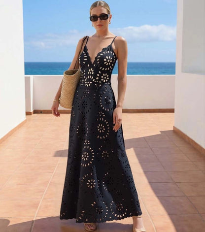 Riviera Elegance One-Piece Swimsuit & Skirt Set