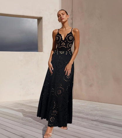 Riviera Elegance One-Piece Swimsuit & Skirt Set