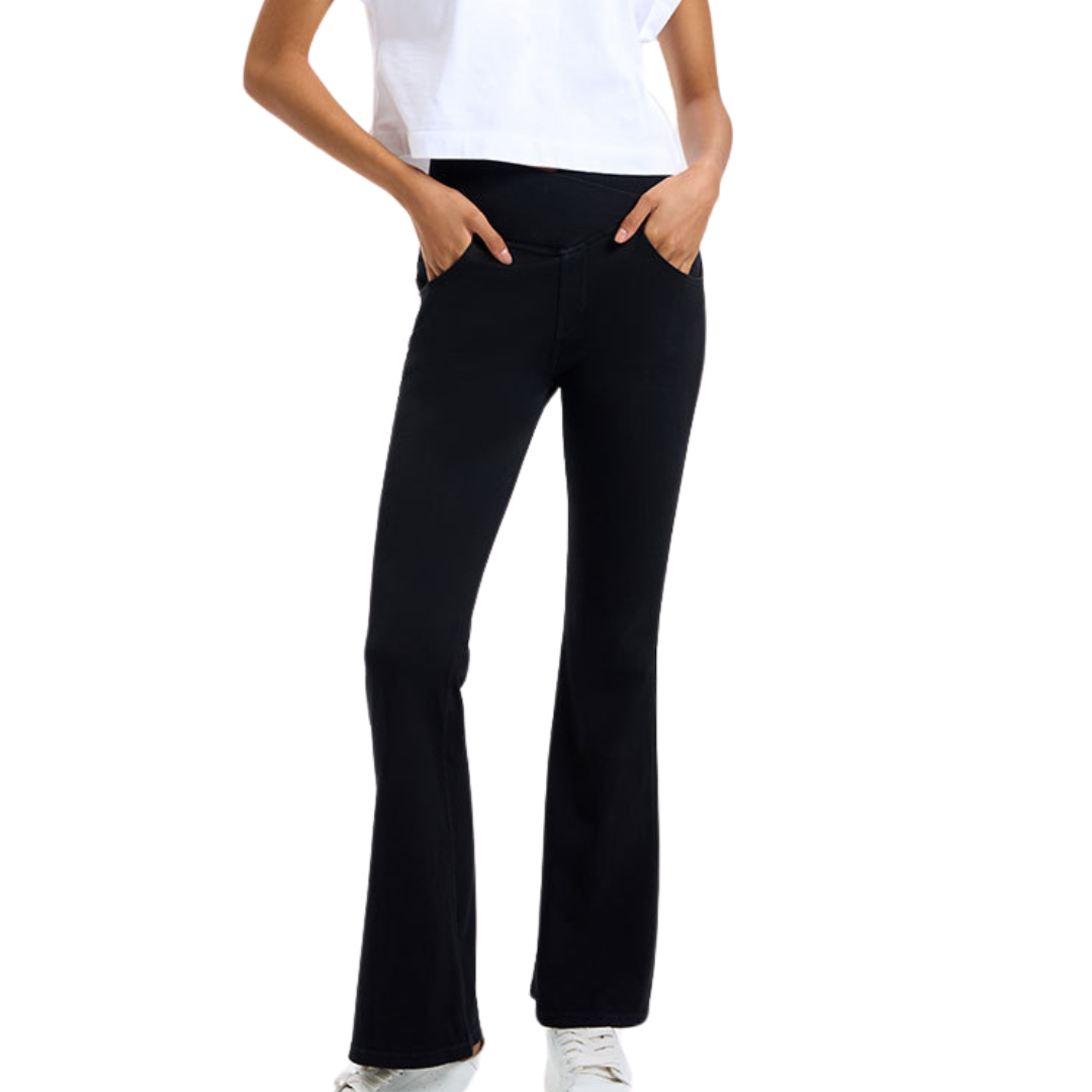 CurveLift™ Crossover Waist Flare Jeans