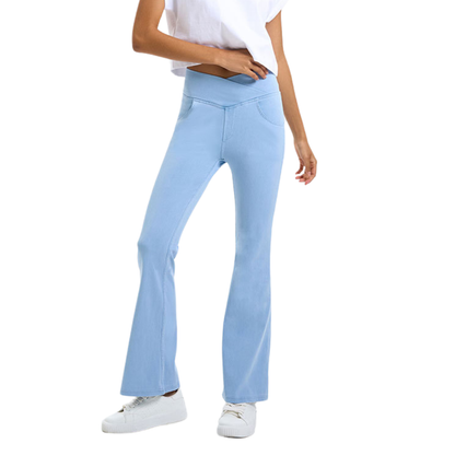 CurveLift™ Crossover Waist Flare Jeans