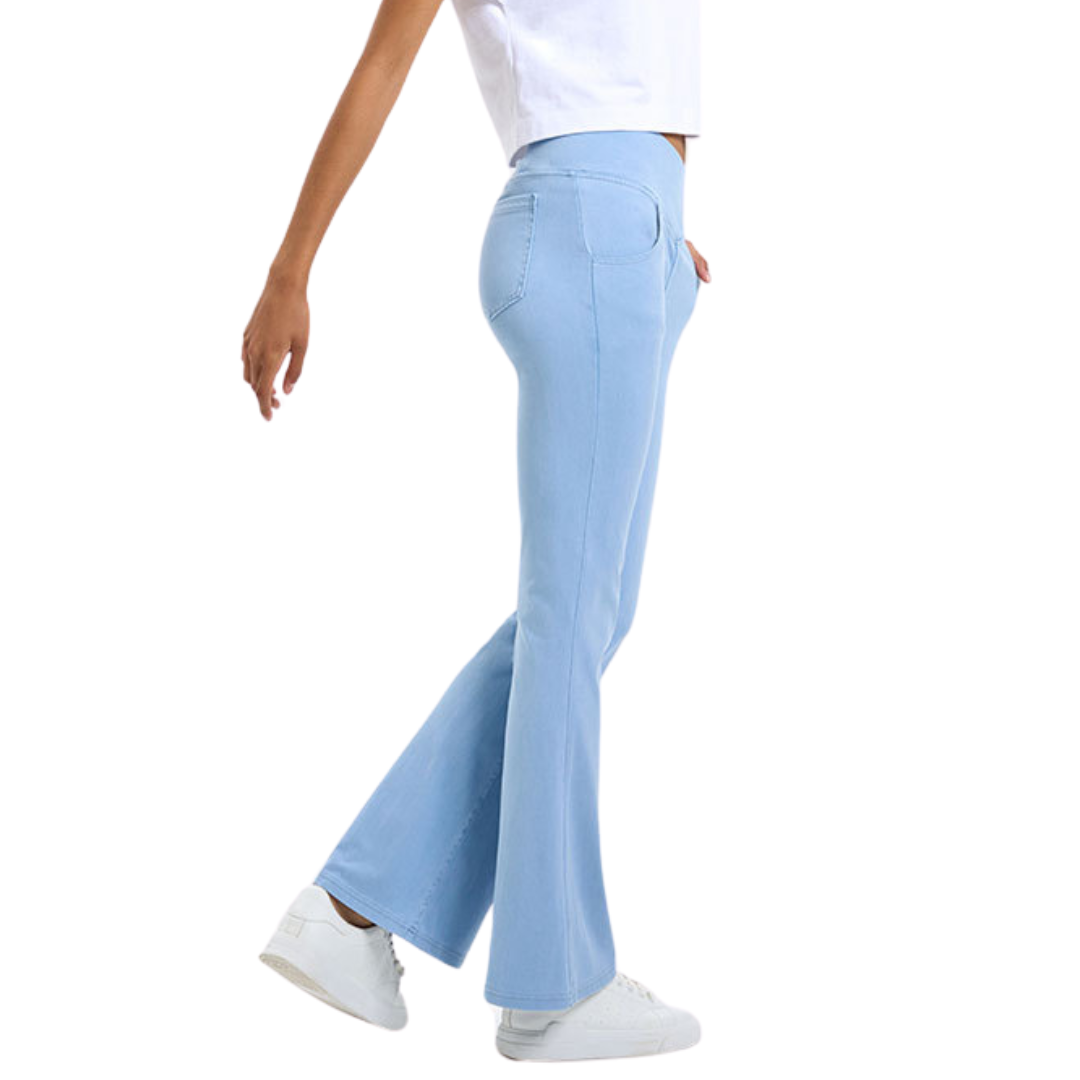 CurveLift™ Crossover Waist Flare Jeans