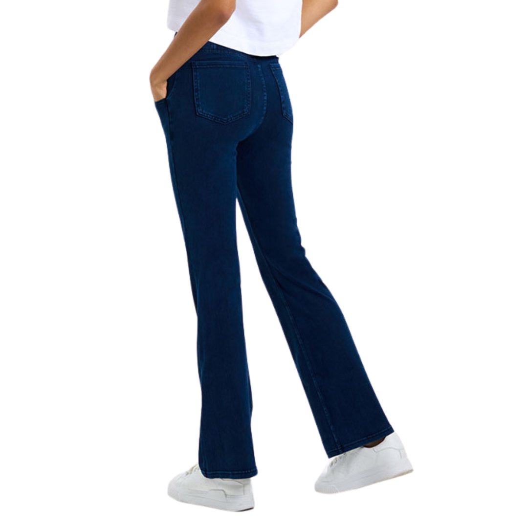 CurveLift™ Crossover Waist Flare Jeans