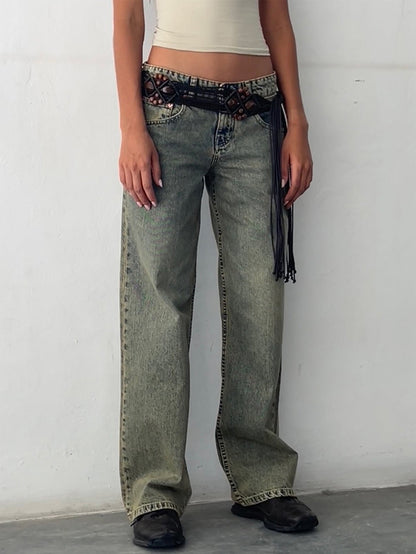 CurveLift™ Low Rise Baggy Jeans